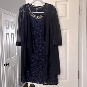 Navy R&M Dress